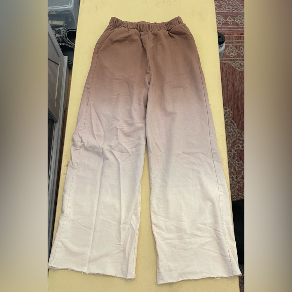 Ombré Wide Leg Sweatpants